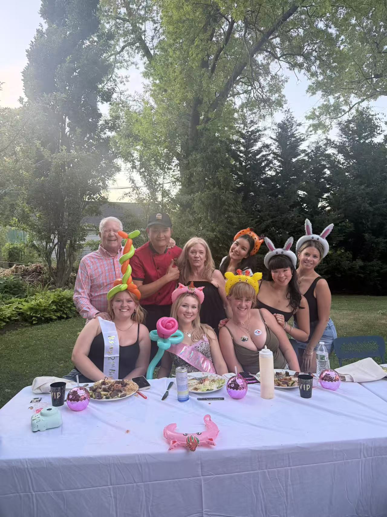 Graduation celebration with a Go For Hibachi backyard chef