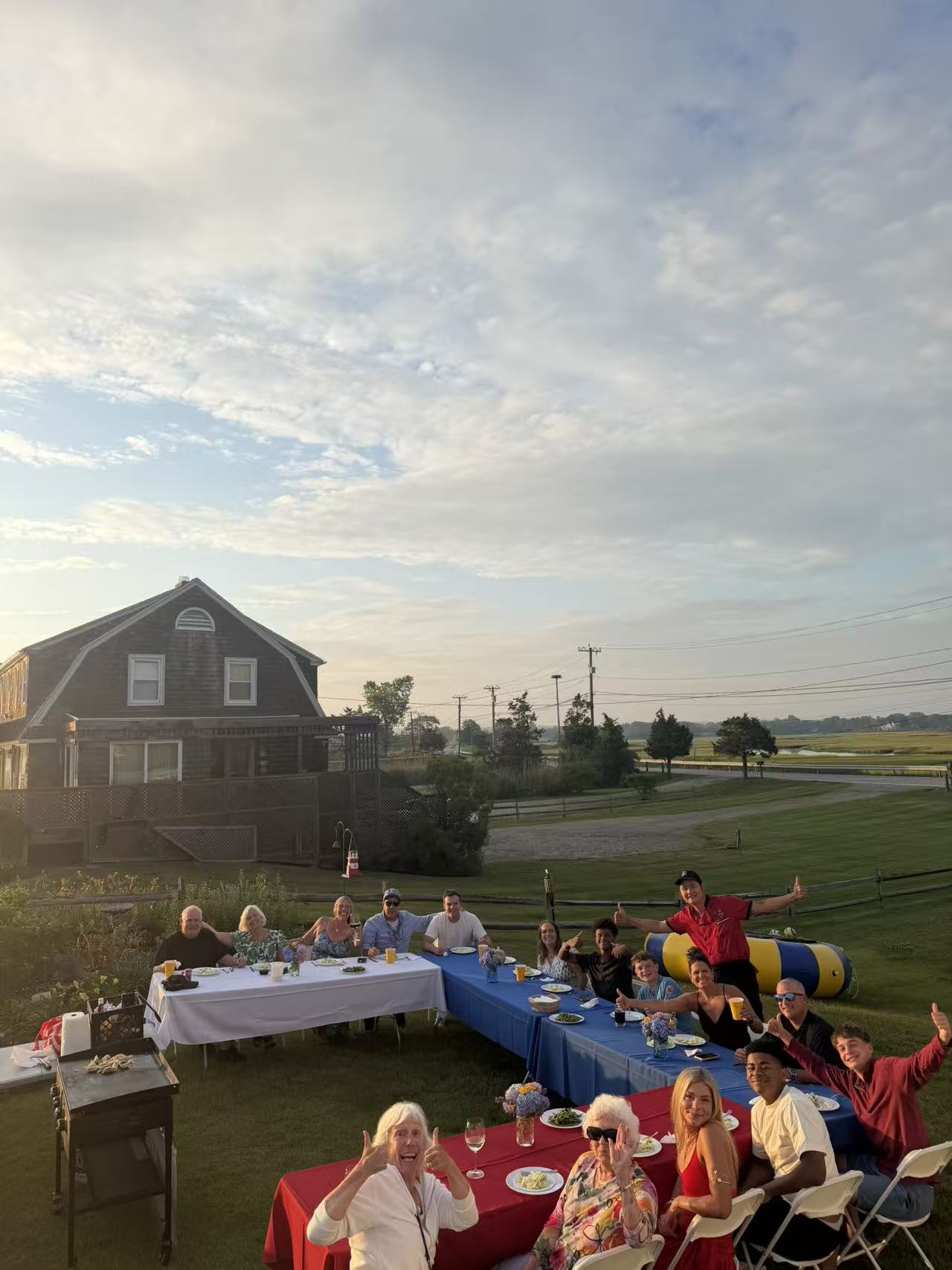 Rooftop hibachi party with a Go For Hibachi private chef
